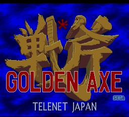 Golden Axe Title Screen